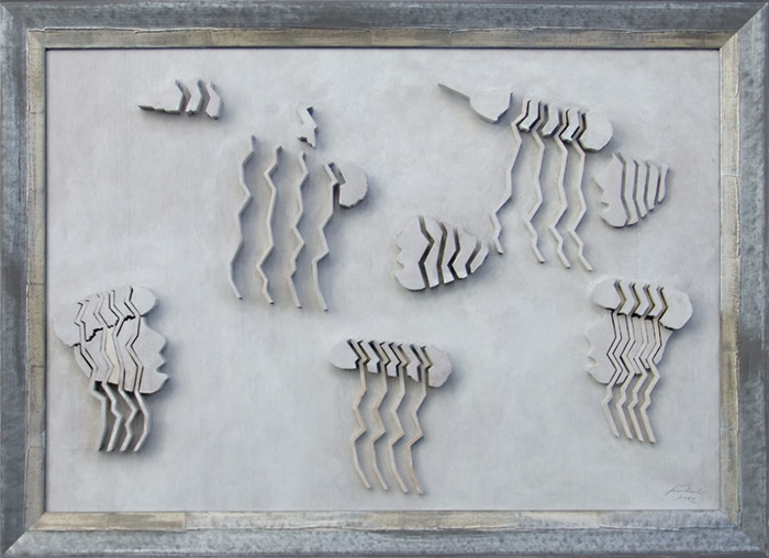 Gerhard Göschel, Reliefs, Lassen Sie Ihr Hirn nicht unbeaufsichtigt